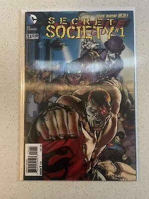 Justice League New 52 #23.4 Secret Society #1 3D Lenticular Cover 2013 DC Comics • $11