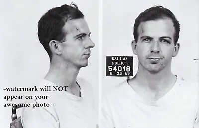 Lee Harvey Oswald MUG SHOT PHOTO Dallas John F Kennedy Assassination Jack Ruby • $4.28