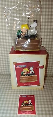 Hallmark Keepsake Ornament Christmas 2004 Peanuts Snoopy Love To Dance • $22