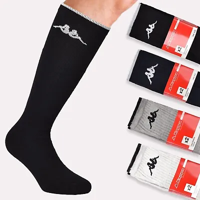 2 Pairs Of Socks Long From Man Woman Unisex Sponge Kappa K001 Tubular • £6.52