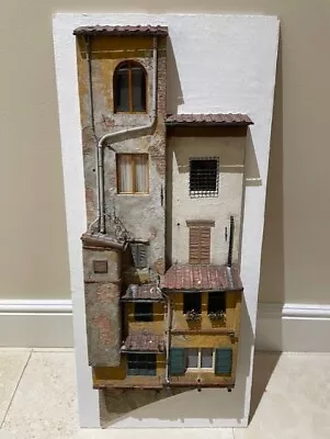 Roberto Menchiari  Ponte Vecchio  Italian Urban Relief Sculpture - 1999 • $2500