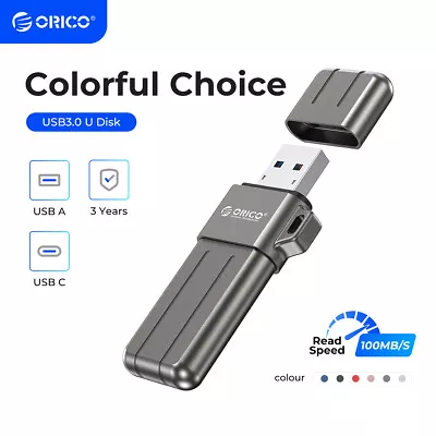 ORICO USB 3.2 USB Flash Drives Pen Drive 256G Memory Stick Metal U Disk Pendrive • $14.93