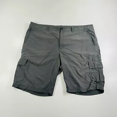 Mountain Hardwear Cargo Shorts Gray Nylon Men’s Size 42 • $19.95