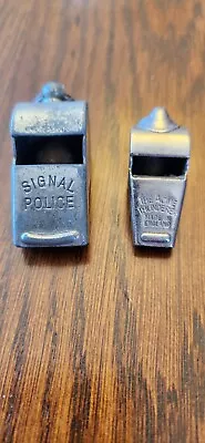 Vintage Whistles The Acme Thunderer And Police Signal • $9.95