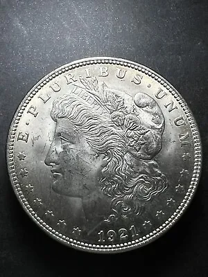 1921 Bu Gem Morgan Silver Dollar Unc Ms++ • $49