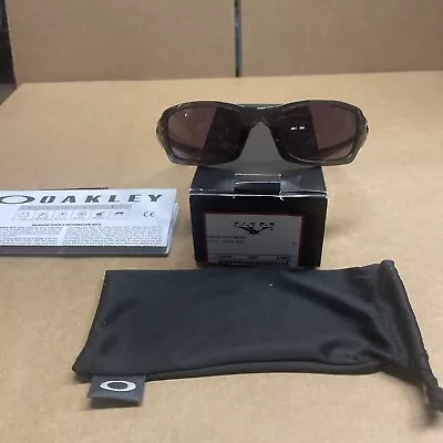 Oakley Five Square Sunglasses Grey Smoke Frame Warm Grey Lenses • $100