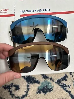 Eclipse By Willson Vintage Rare Pair Blue Brown Sunglasses France • $60