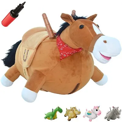 Bouncy Horse Hopper | Inflatable Hopping Horse For Kids | Jumping Horse Bounc... • $47.87