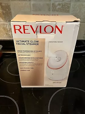 REVLON ULTIMATE GLOW FACIAL STEAMER. Curly Hair Steamer. Pore Unblocker. Sauna. • £20