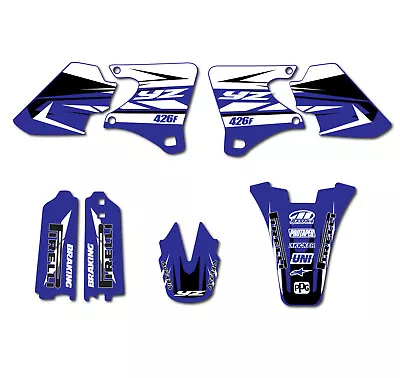 2000 2001 2002 Yamaha Yz426f Blue Team Graphics Stickers Decals Mx Motocross • $64.95