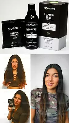 £13.99 • Buy Brazilian Keratin Treatment, Blow Dry Hair Straightening Diamond Shine 50+50 Kit