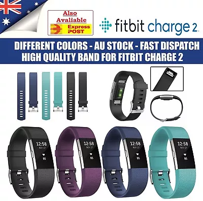 $7.48 • Buy For Fitbit Charge 2 Replacement Silicone Watch Wrist Sports Band Strap Wristband
