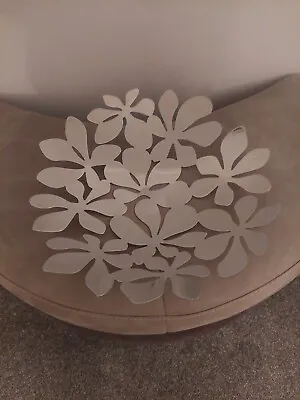 Ikea Large Stainless Steel Bowl Monika Stockholm Floral Leaf  • £10