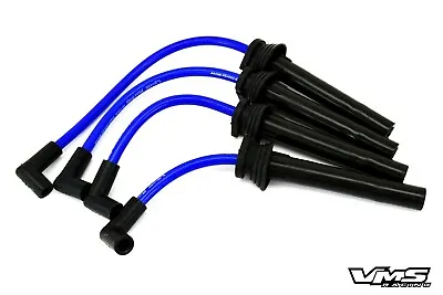 Vms Racing Blue 10mm Spark Plug Ignition Wires Cables For 02-06 Mini Cooper 1.6 • $39.95