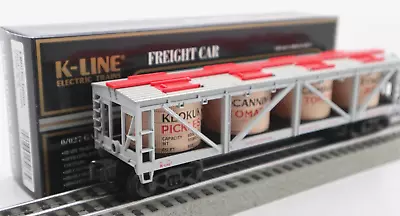 K-Line O K90012 KCC Exclusive Keokuk Canning Co. Classic Vat Car C-9 NIB • $27