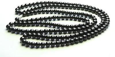 Shungite Bead Bracelet Necklace -  EMF Protection & Healing  • $13.84