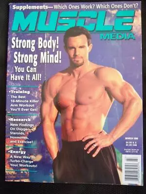 1998 Muscle Media Magazine March 1998 - Awesome Photographer D'Angelo - Varon ++ • $14.99