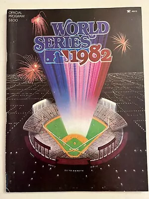 1982 World Series Official Program Cardinals Braves Brewers Angels GOOD Cond. • $10.99