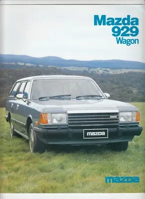 1986 MAZDA 929 LA4 WAGON 6p Australian Brochure  • $11.58