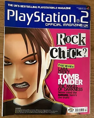 PlayStation 2 Official Magazine - UK Issue 035 July 2003 - Lara Croft Angel • £8