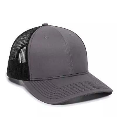 Men's Standard Mesh Back Ballcap Char/Black • $17.47