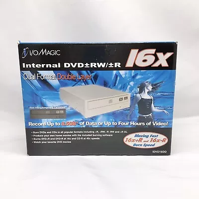 $24.99 • Buy I/O Magic Internal DVD+-RW/R Dual Format Double Layer DVD Burner IDVD16DD NEW