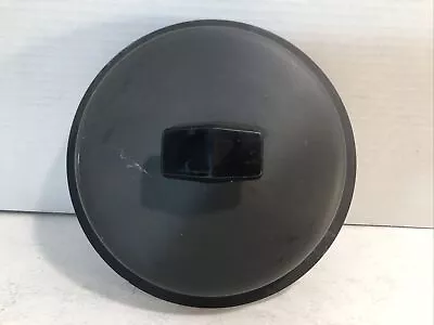 Vintage Miracle Maid West Bend Lid 8 Inch Anodized Aluminum Gray Black Round • $15