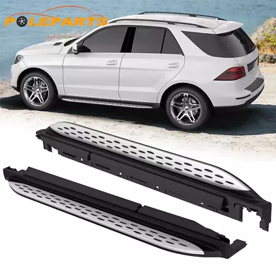 2X Running Board Side Step Nerf Bars For 2012-17 Mercedes Benz W166 ML ML550 GLE • $155.79