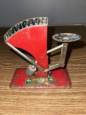 Vintage Oakes Tipton Indiana Metal Egg Scale Early 1900’s Era • $39.99