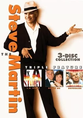 The Steve Martin 3-Disc Collection (DVD) L.A Story/All Of Me/Novocain  NEW • $6.30