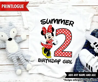 Minnie Mouse Birthday Shirt Minnie Mouse Family Shirt Minnie Mouse Shirt • $10.99