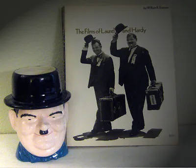 Vintage Oliver Hardy Beer Mug/Film Book Laurel Hardy Collectible Mug Ceramic • £28.92