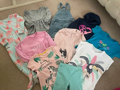 £6.99 • Buy Large Girls Bundle Clothes Size 5-6 Years - 10 Items!