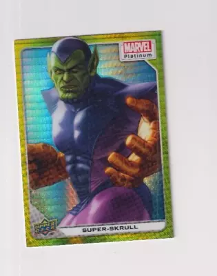 Super-skrull Yellow Spotlight Chase 2023 Marvel Platinum Upper Deck #d 075/399 • $0.99