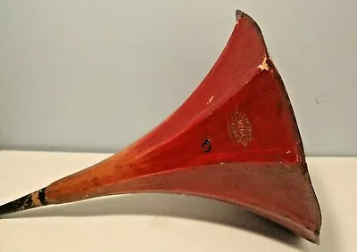 Antique PHONO MEGA HORN Papier Phonography Horn • $209.74