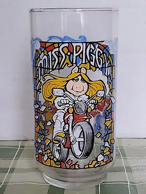 McDonalds MISS PIGGY DRINKING GLASS 1981  The Great Muppet Caper  VINTAGE • $7.72
