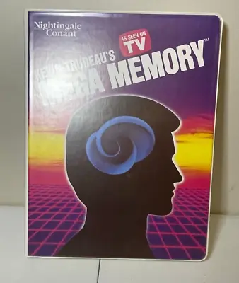 KEVIN Trudeau's 1991 Mega Memory Audio Tape Cassette Set Guide Workbook Complete • $17.46