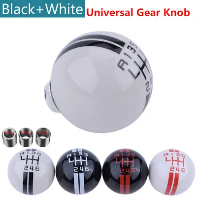 6 Speed Gear Shift Knob For Ford Mustang Shelby GT500 White Manual Shifter • $22.99