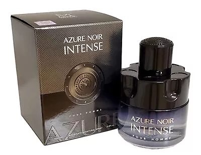 Parfum Azure Noir Intense Men's Cologne 3.4 Oz EDT Perfume Long Lasting • $13.68