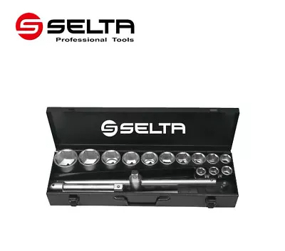 Selta 16pc 17-50mm 3/4  Dr. 6PT Socket & Ratchet Handle Extension Slinding T Bar • $258.80