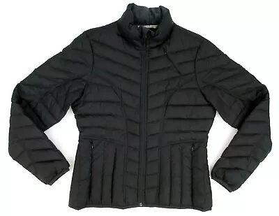 Athleta InsulEight Stowable 800-Fill Down Jacket Black / Asphalt Size XL 16/18 • $75.50