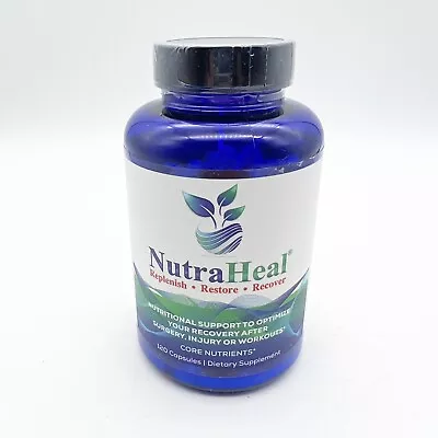 Nutritional-Dietary Supplement W HMB & NADH-Recovery Nutraheal 120 Caps Exp 9/26 • $29.99