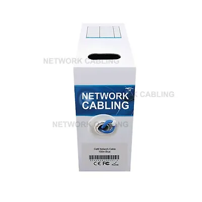 Cat6 100M UTP Ethernet Cable Roll Data Networking LAN Cable Solid Core • $51.85