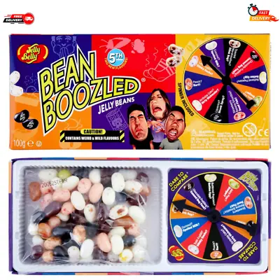 Jelly Belly BEAN BOOZLED Jelly Beans Spinner Wheel Game 5th Edition100g Gift Box • $14.49
