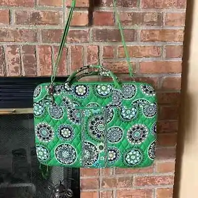 Vera Bradley Cupcakes Green 17” Laptop Computer Hardshell Case • $30