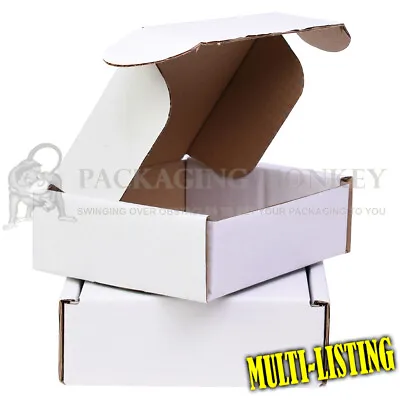White Royal Mail Small Parcel Cardboard Postal Boxes Packet Mailing Gift Post • £5.85