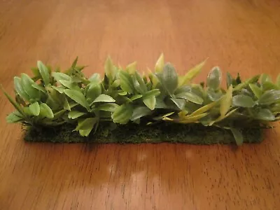 Garden Bed Greenery/Foliage 1:12 Scale Miniature Landscaping Artisan Made 5.5 In • $10