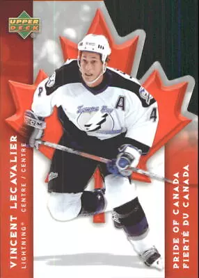 2007-08 McDonald's Upper Deck Pride Of Canada #PC4 Vincent Lecavalier • $3.60