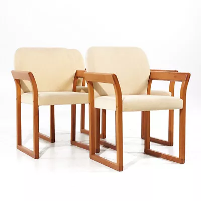 Hugo Frandsen For Stolefabrik Mid Century Danish Teak Dining Chairs - Set Of 4 • $1847