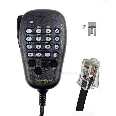 MH-48 6Pin DTMF Microphone For Yaesu FT-2980R FT-3100R FT-1500M FT-2800M FT-1900 • $12.58